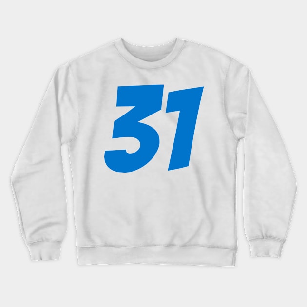 Esteban Ocon 31 - Driver Number Crewneck Sweatshirt by GreazyL